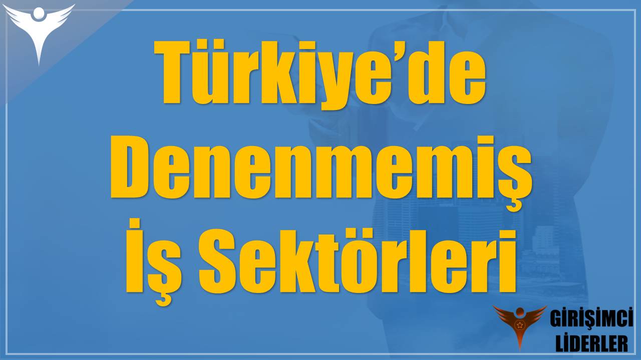 Türkiye’de Denenmemiş İş Sektörleri